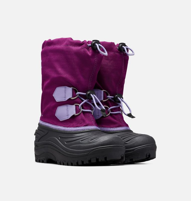 Sorel Barn Vinterkängor Lila/Svarta - Youth Super Trooper™ - XLY-586149